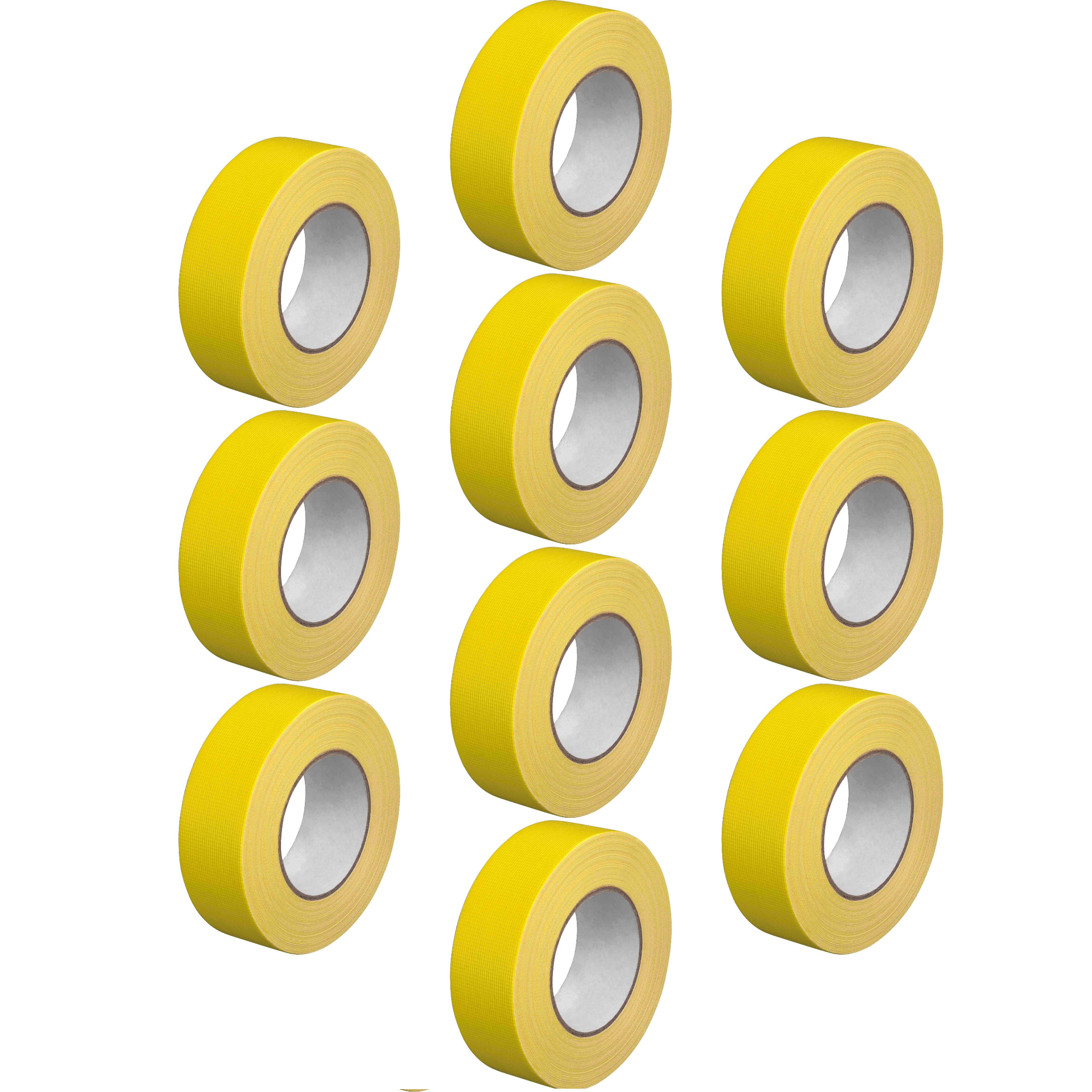 Taśma do betonu – żółta, ekstra mocna, 50 m