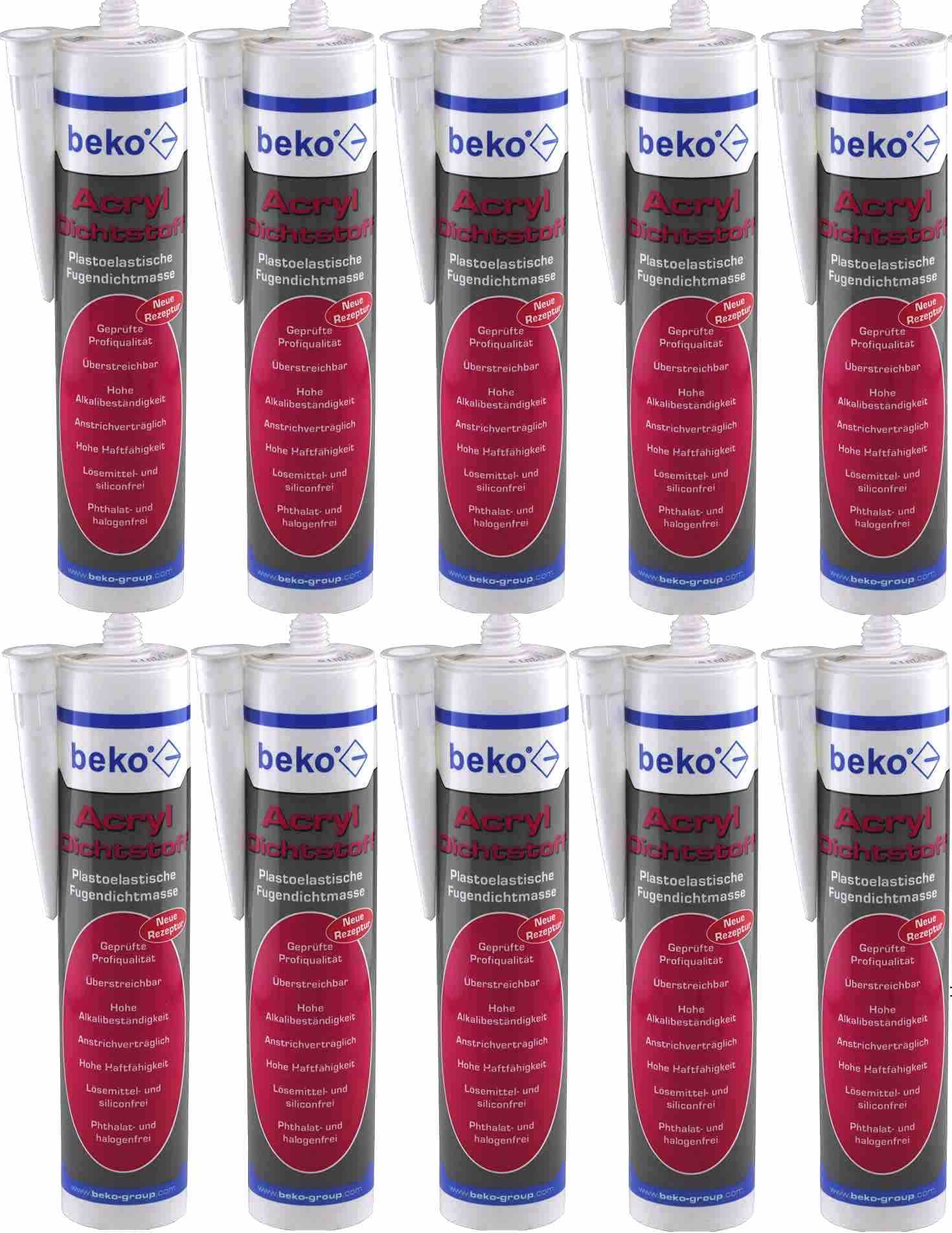 Uszczelniacz akrylowy beko®, 310 ml