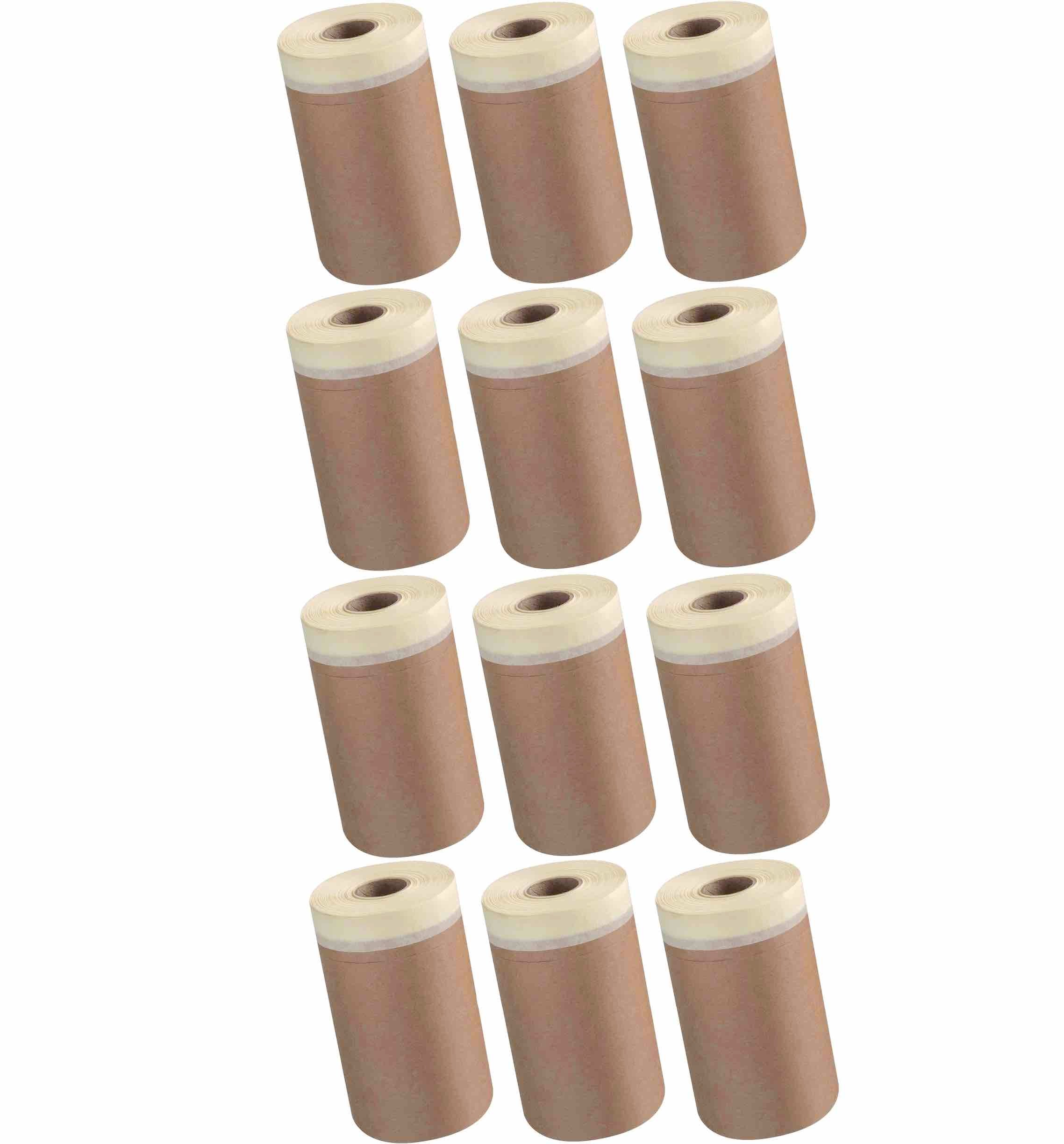 Papier maskujący z taśmą krepową