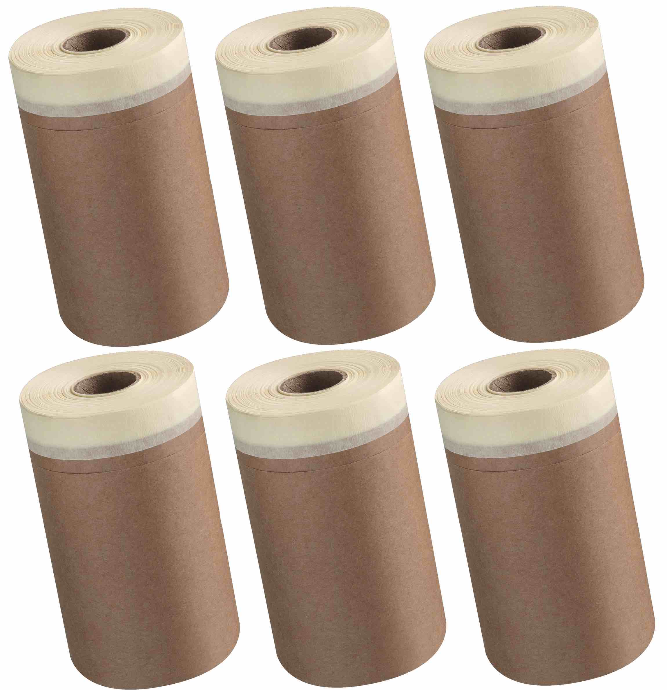 Papier maskujący z taśmą krepową