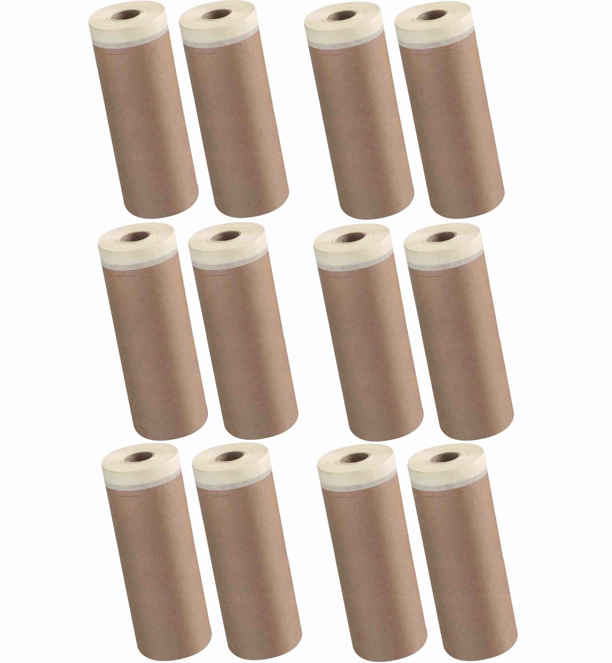 Papier maskujący z taśmą krepową