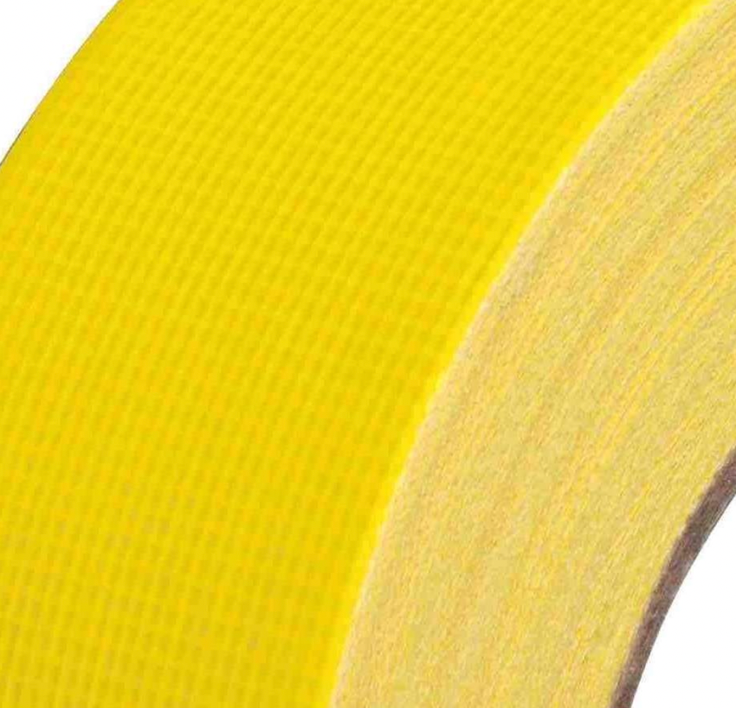 Taśma do betonu – żółta, ekstra mocna, 50 m