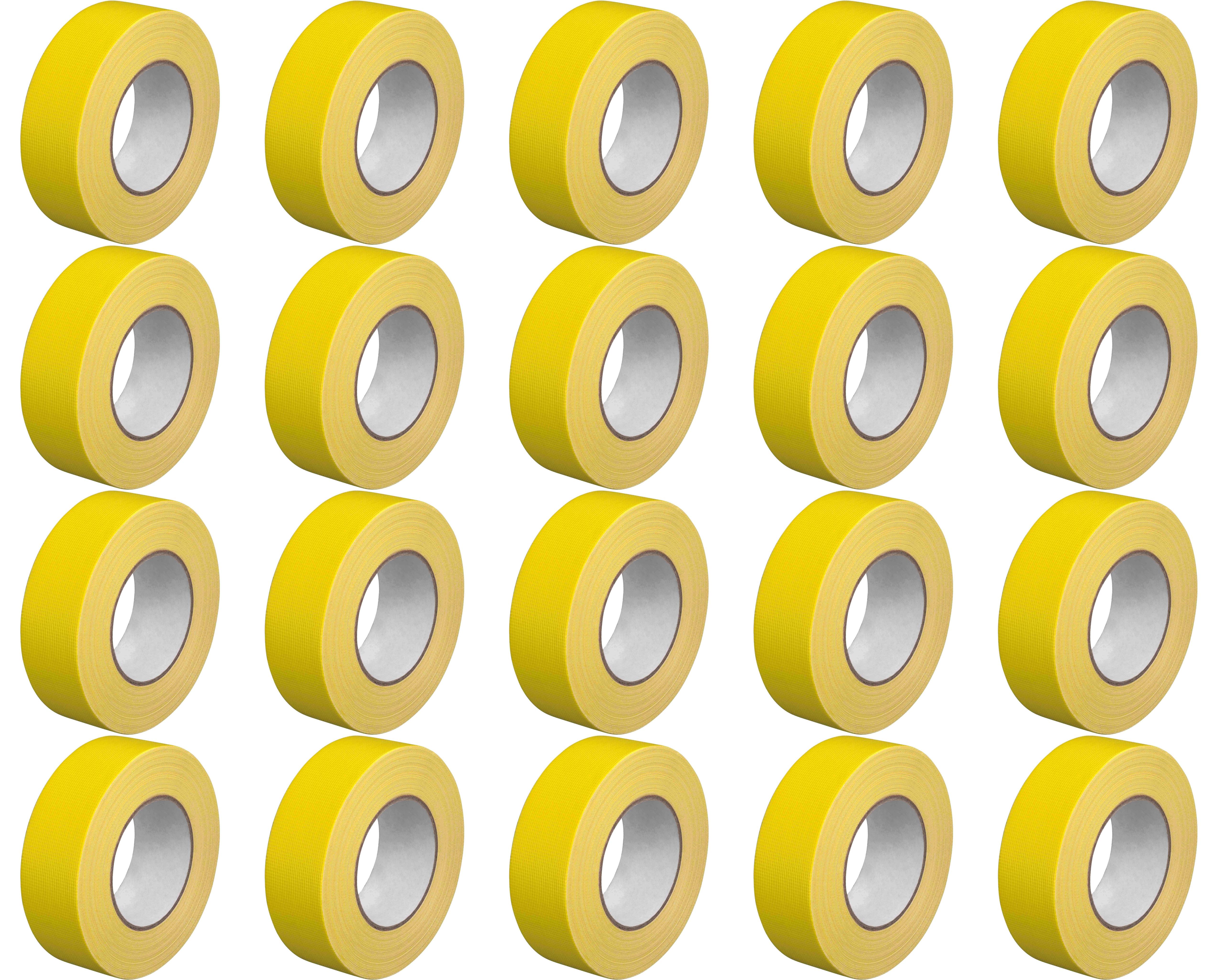 Taśma do betonu – żółta, ekstra mocna, 50 m