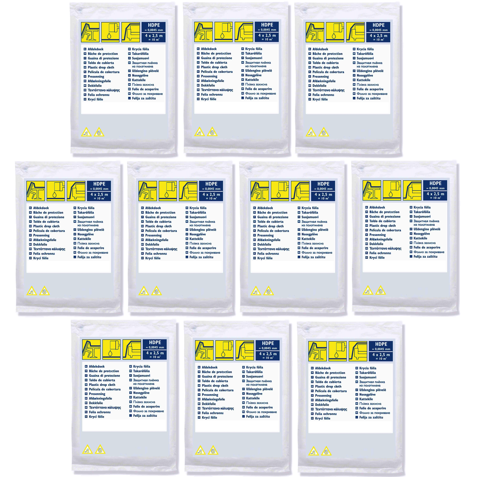 Folia malarska Standard / 15µ / 30µ / 40µ / 75µ