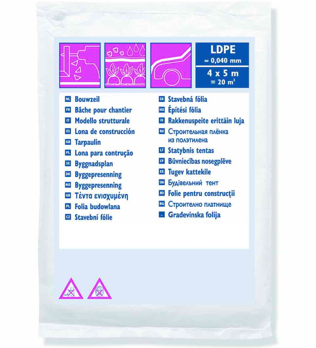 Folia malarska Standard / 15µ / 30µ / 40µ / 75µ