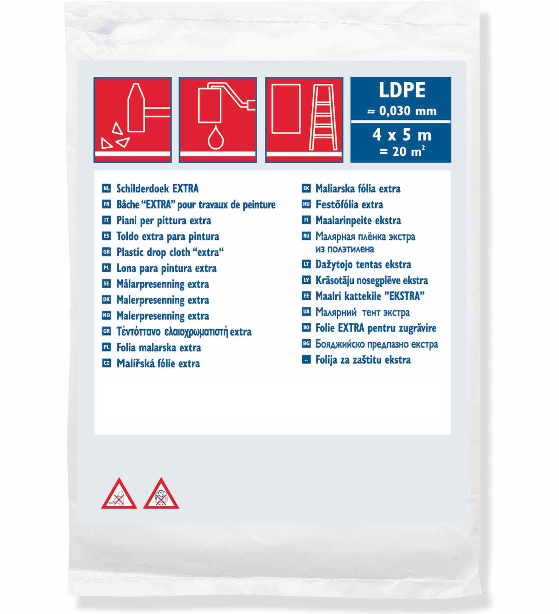 Folia malarska Standard / 15µ / 30µ / 40µ / 75µ