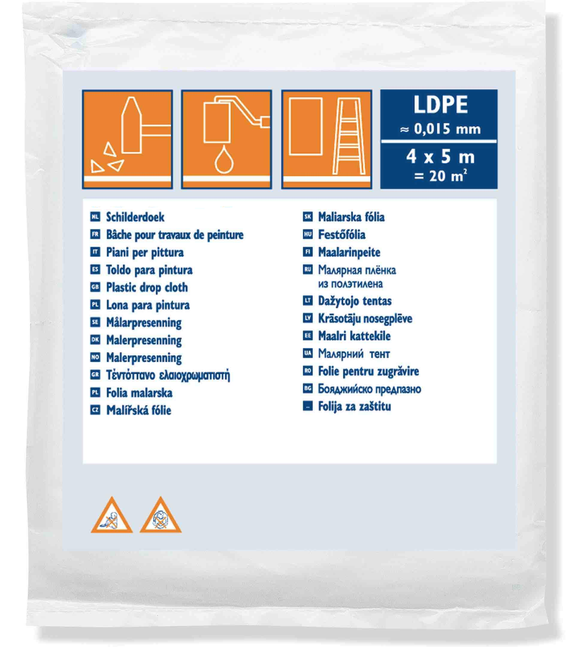 Folia malarska Standard / 15µ / 30µ / 40µ / 75µ