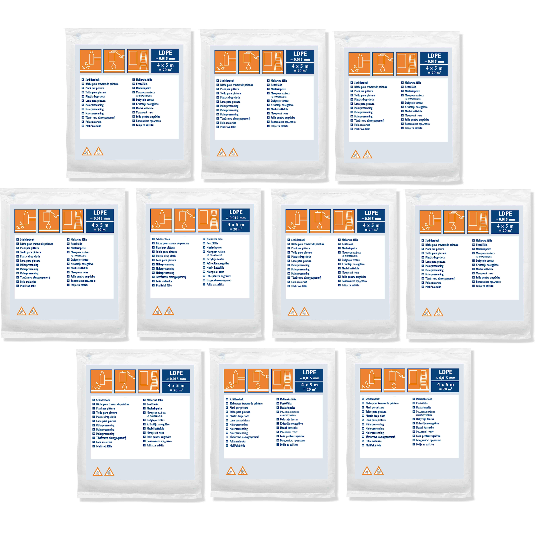 Folia malarska Standard / 15µ / 30µ / 40µ / 75µ