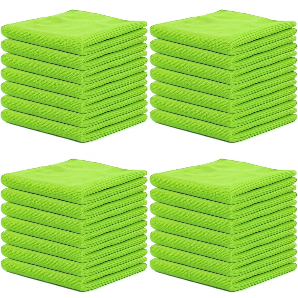 Ściereczki z mikrofibry XL – zielony, 120–150 g/m² (od 10 sztuk)