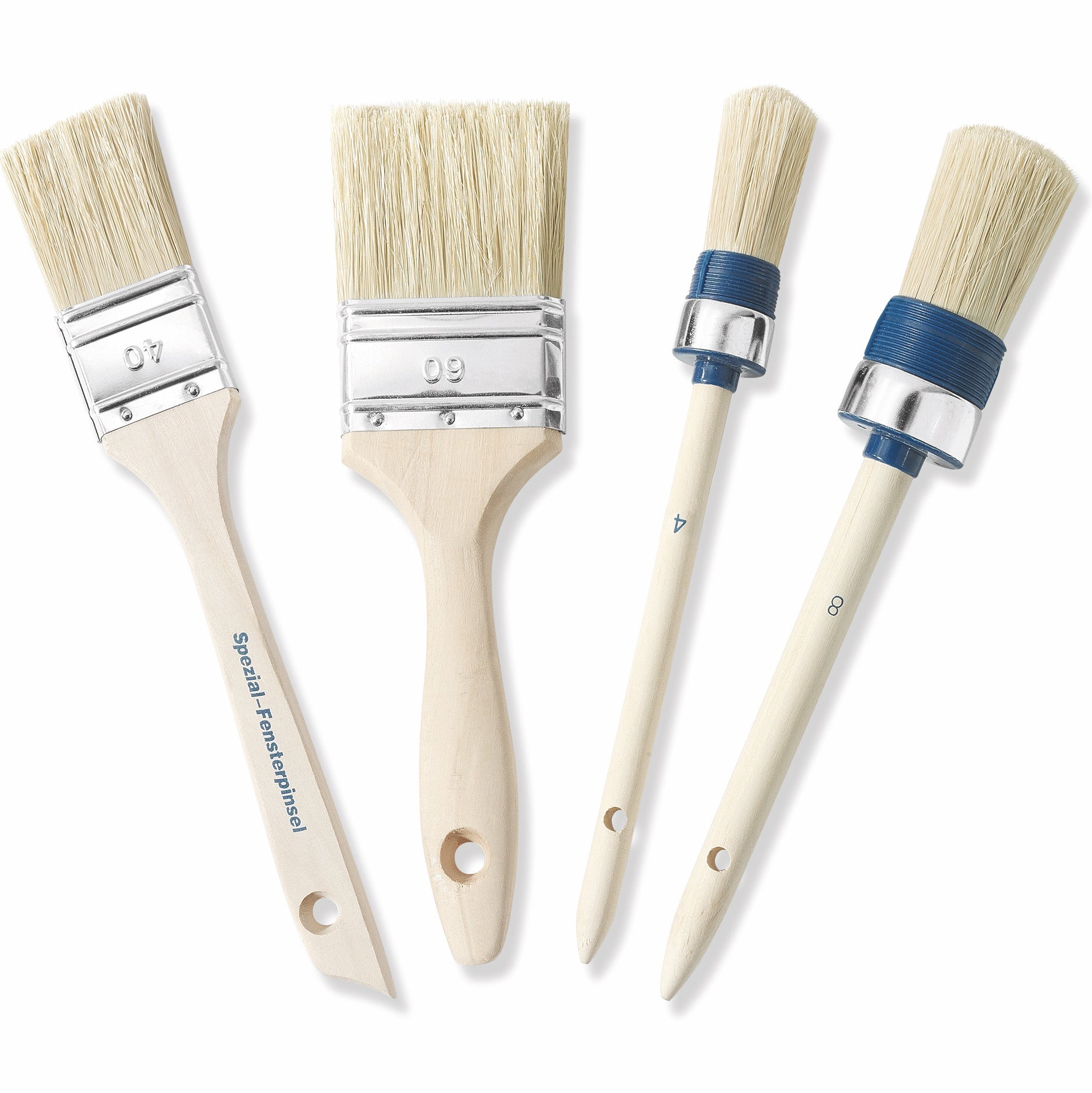 Okienny/Płaski/Okrągły-Zestaw Pędzli