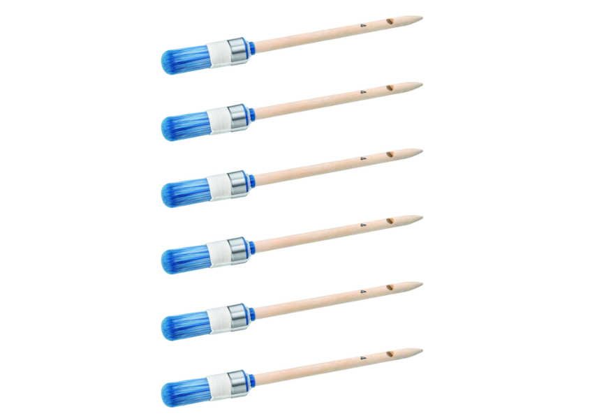 Pędzel okrągły SolidPro L_Rozmiar 4_6 sztuk