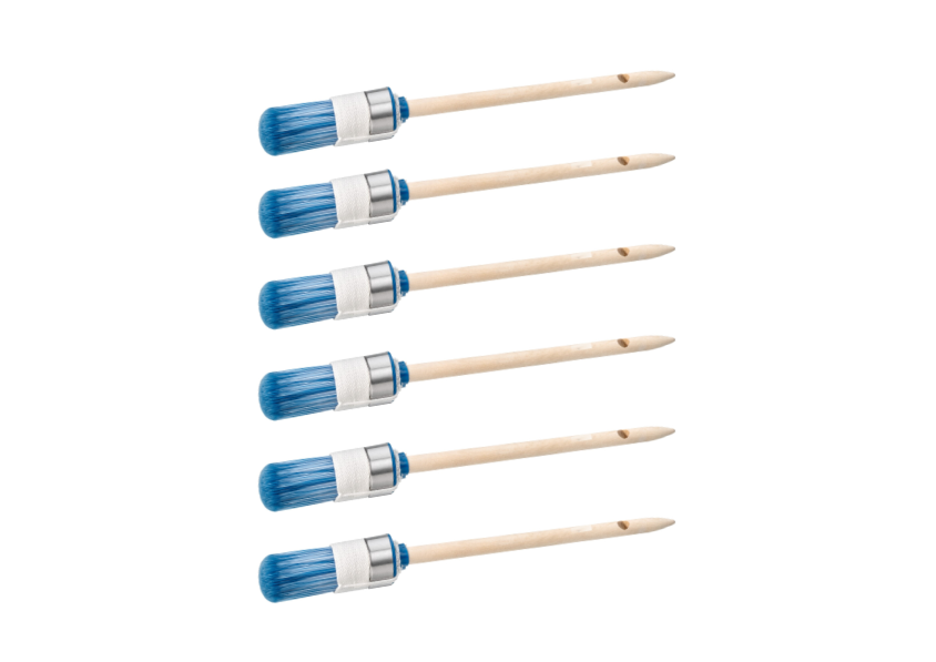 Pędzel okrągły SolidPro L_Rozmiar 6_6 sztuk