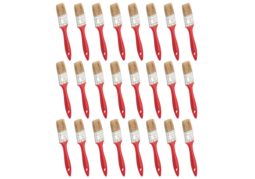 Pędzel płaski Natural60_grubość 6_30 mm_24 sztuk