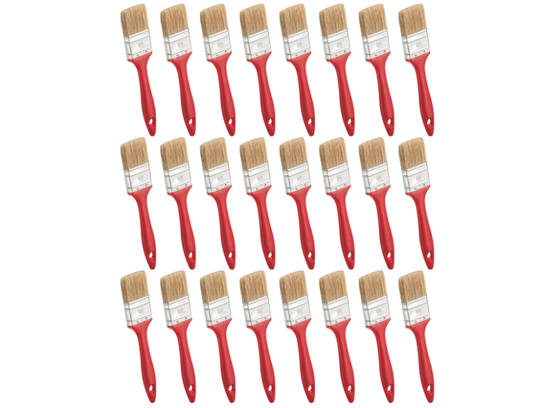 Pędzel płaski Natural60_grubość 6_40 mm_24 sztuk