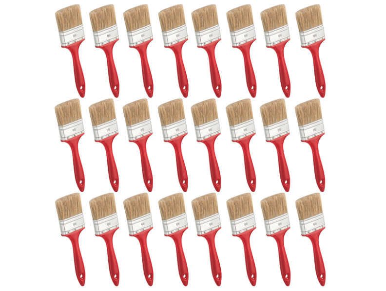 Pędzel płaski Natural60_grubość 6_60 mm_24 sztuk