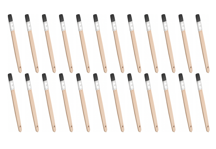 Pędzel płaski Synthex_25 mm_24 sztuk