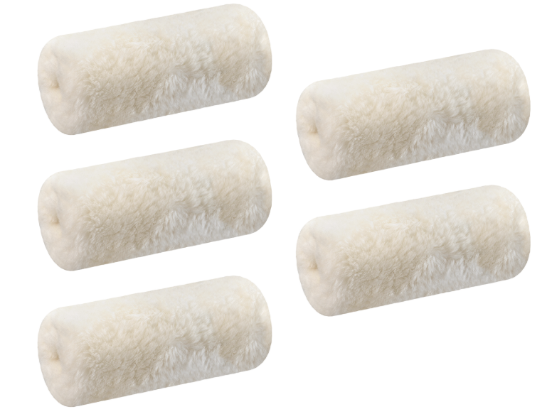Wałek malarski "WEŁNA JAGNIĘCA"_5 sztuk