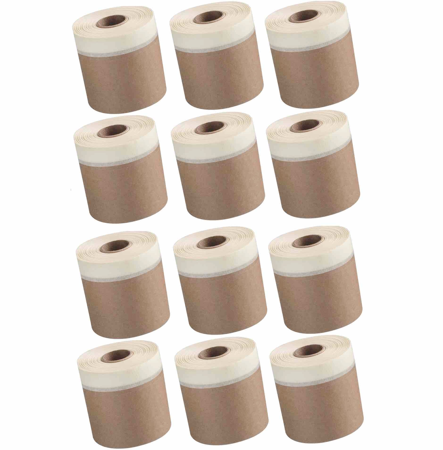 Papier maskujący z taśmą krepową