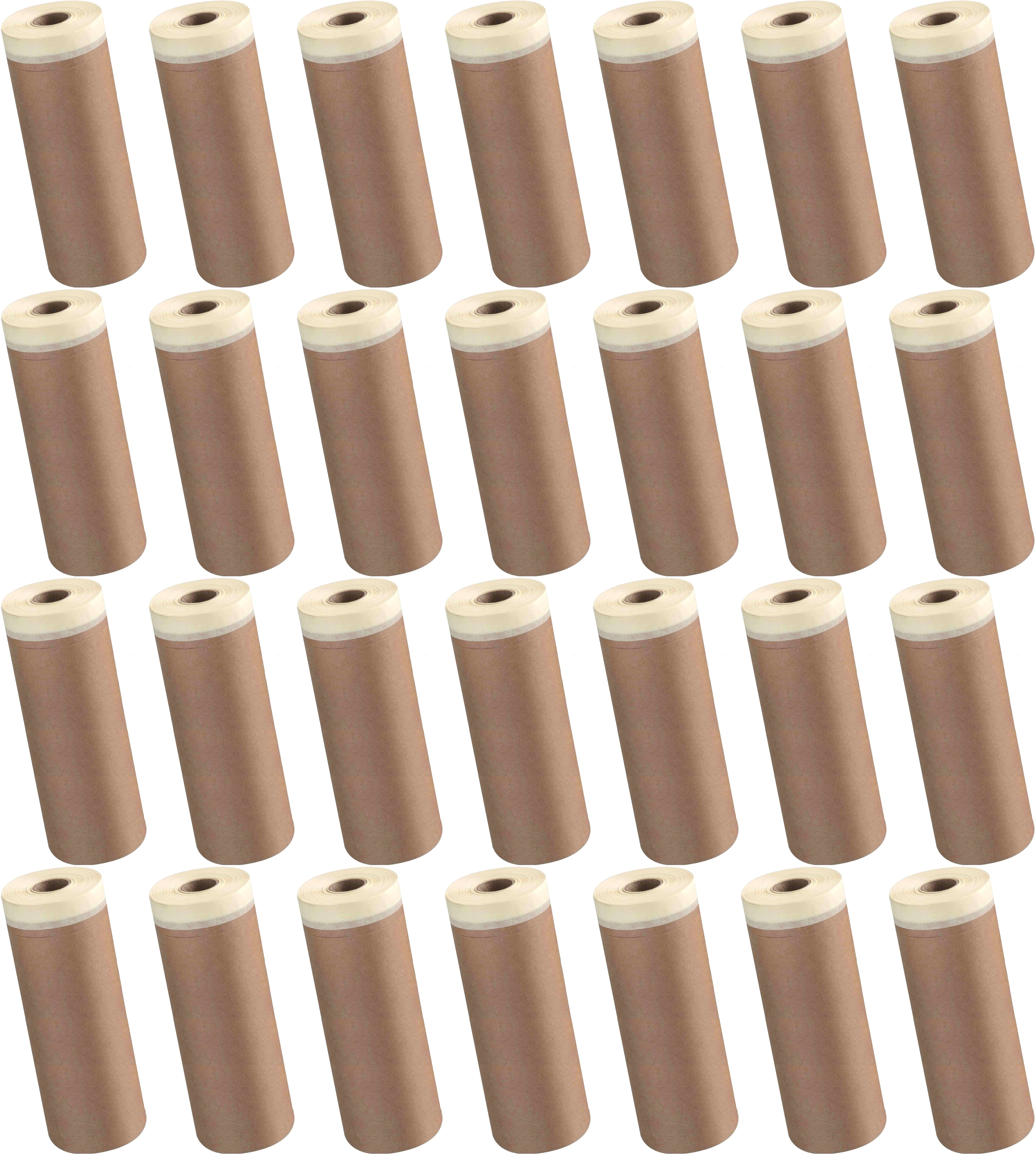 Papier maskujący z taśmą krepową