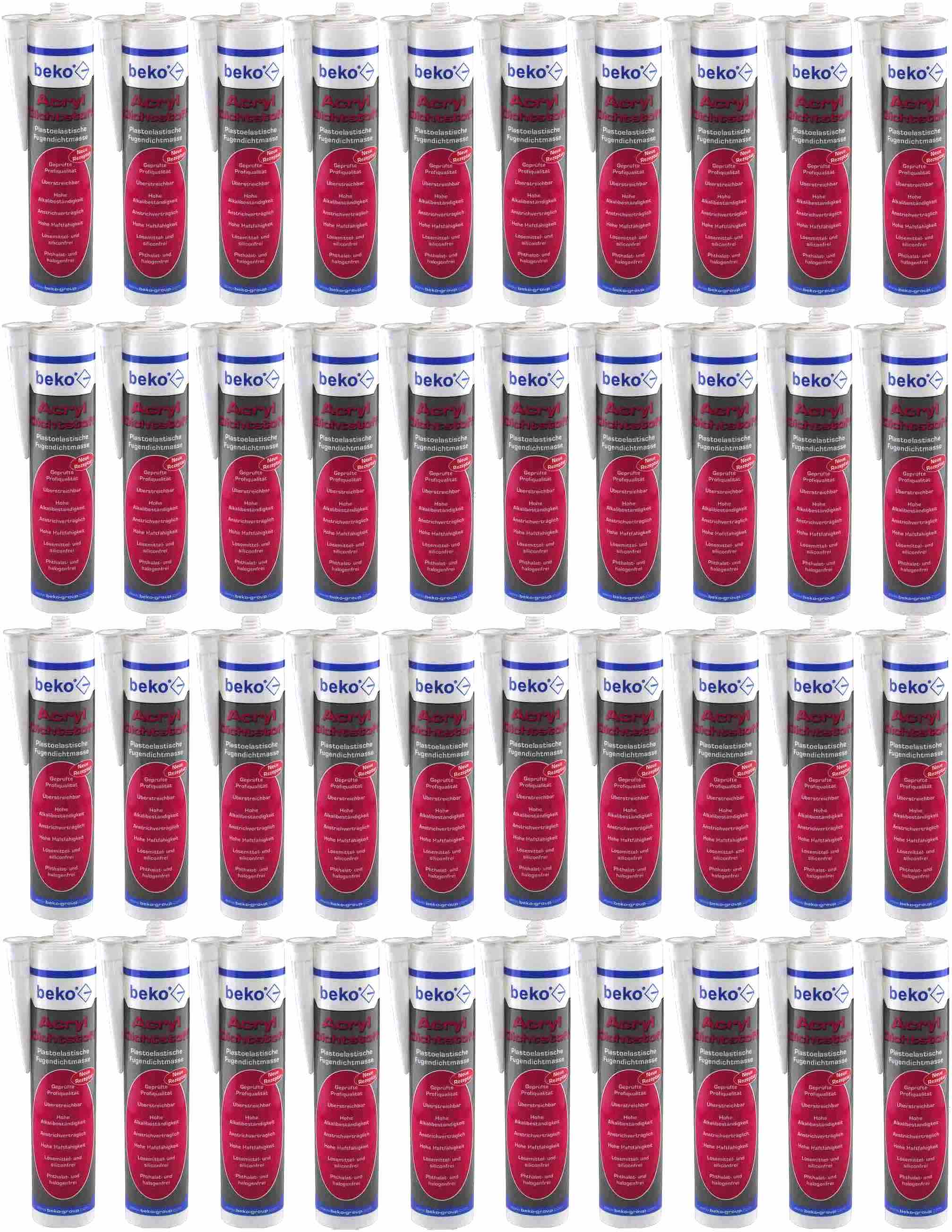 Uszczelniacz akrylowy beko®, 310 ml
