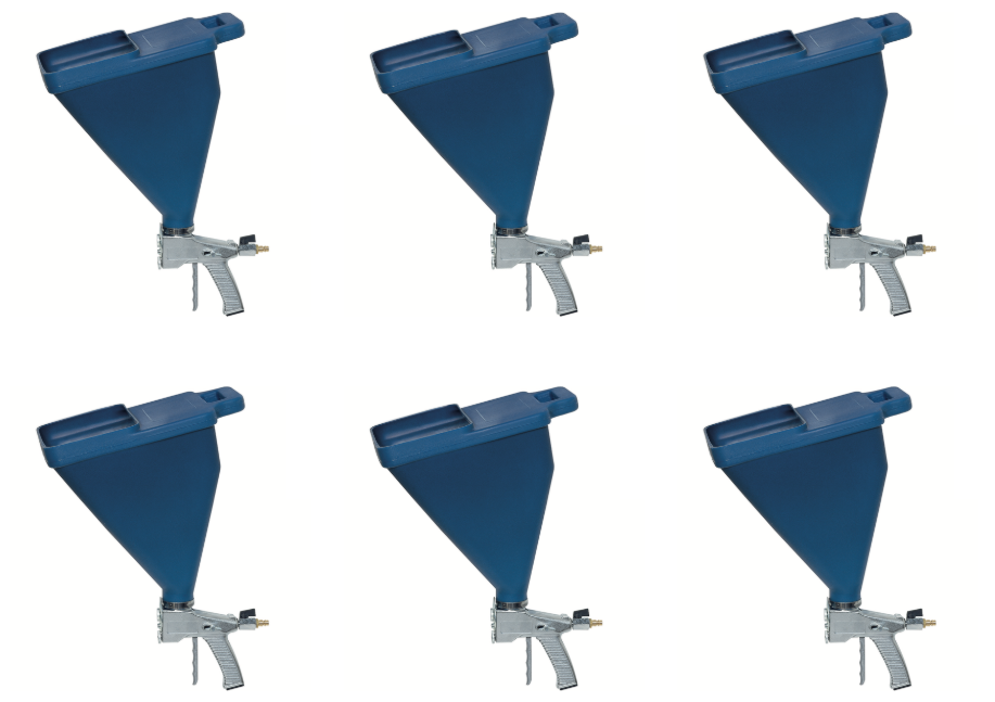 6 pistoletów do tynkowania