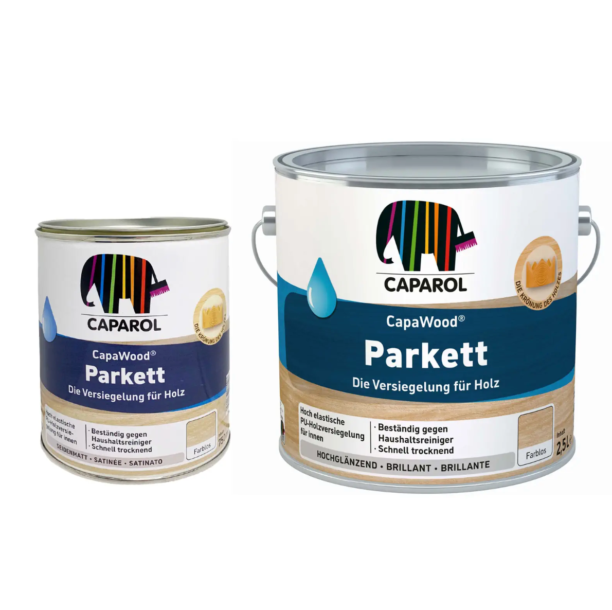 CAPAROL® CapaWood Parkett (wcześniej: Capadur Parkett- und Siegellack)⎥Lakier do zabezpieczania drewna
