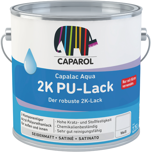 CAPAROL® Capalac Aqua 2K PU Lack | do powłok lakierniczych odpornych na działanie czynników chemicznych i obciążenia mechaniczne