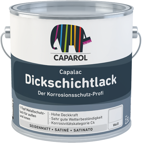 CAPAROL® Capalac Dickschichtlack (biały)|Ochrona antykorozyjna