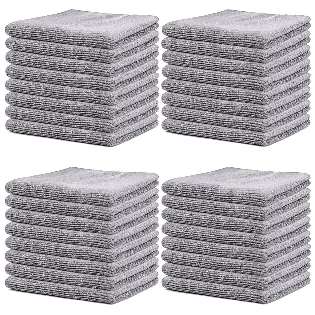 Ściereczki z mikrofibry XL – szary, 120–150 g/m² (od 10 sztuk)