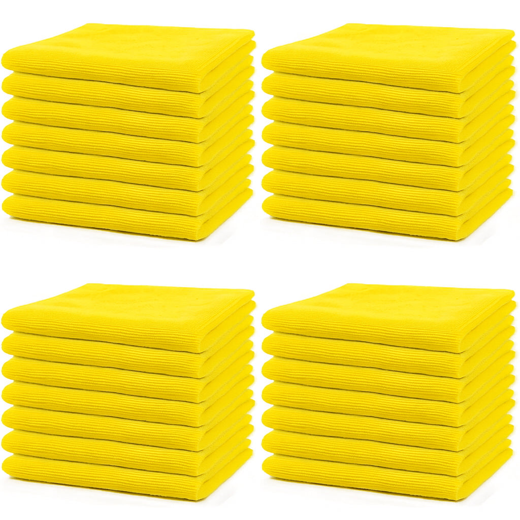 Ściereczki z mikrofibry XL – żółty, 120–150 g/m² (od 10 sztuk)