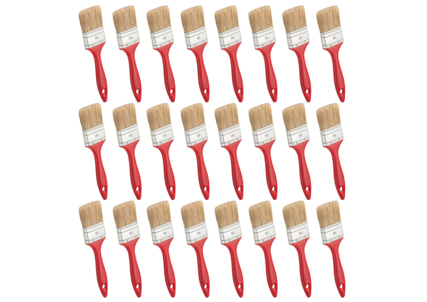 Pędzel płaski Natural60_grubość 6_50 mm_24 sztuk