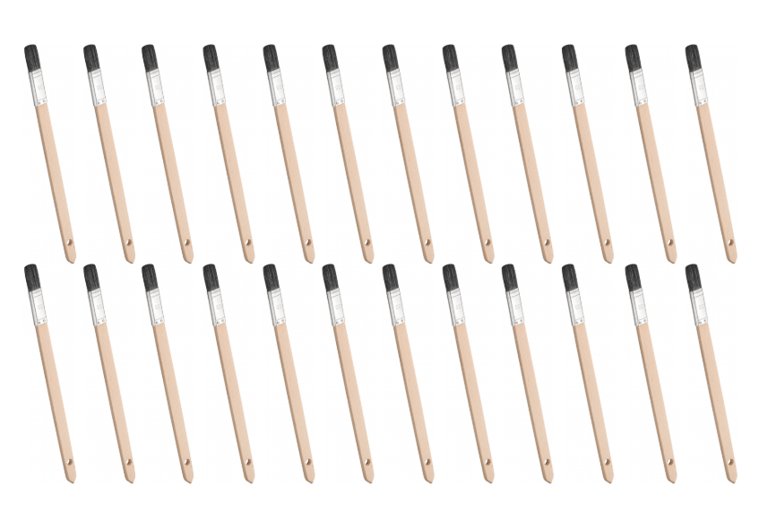 Pędzel płaski Synthex_20 mm_24 sztuk