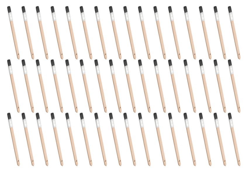 Pędzel płaski Synthex_20 mm_48 sztuk