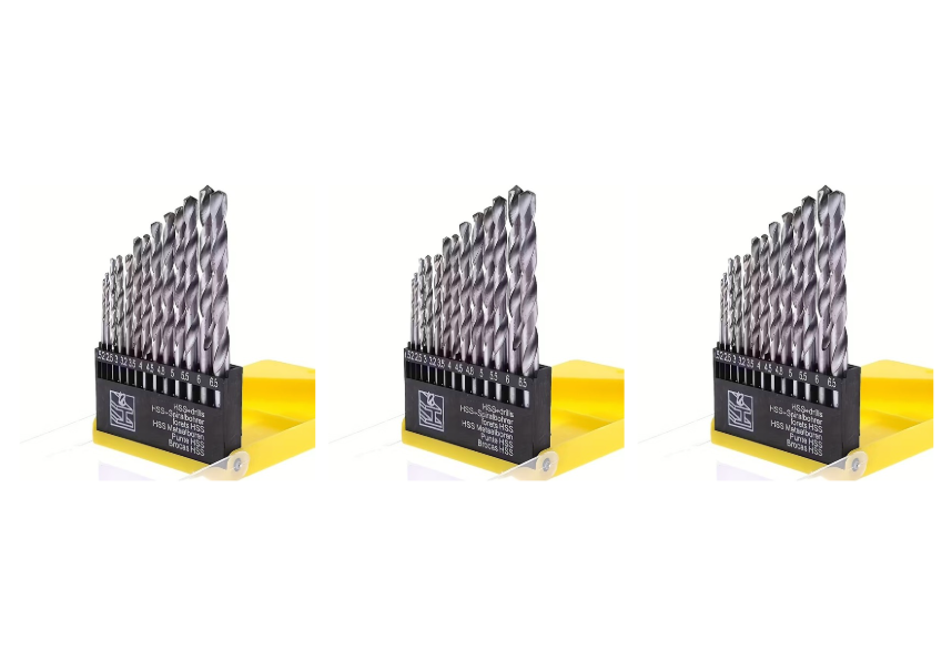 Zestaw wierteł do metalu HSS Eco_3 sztuk