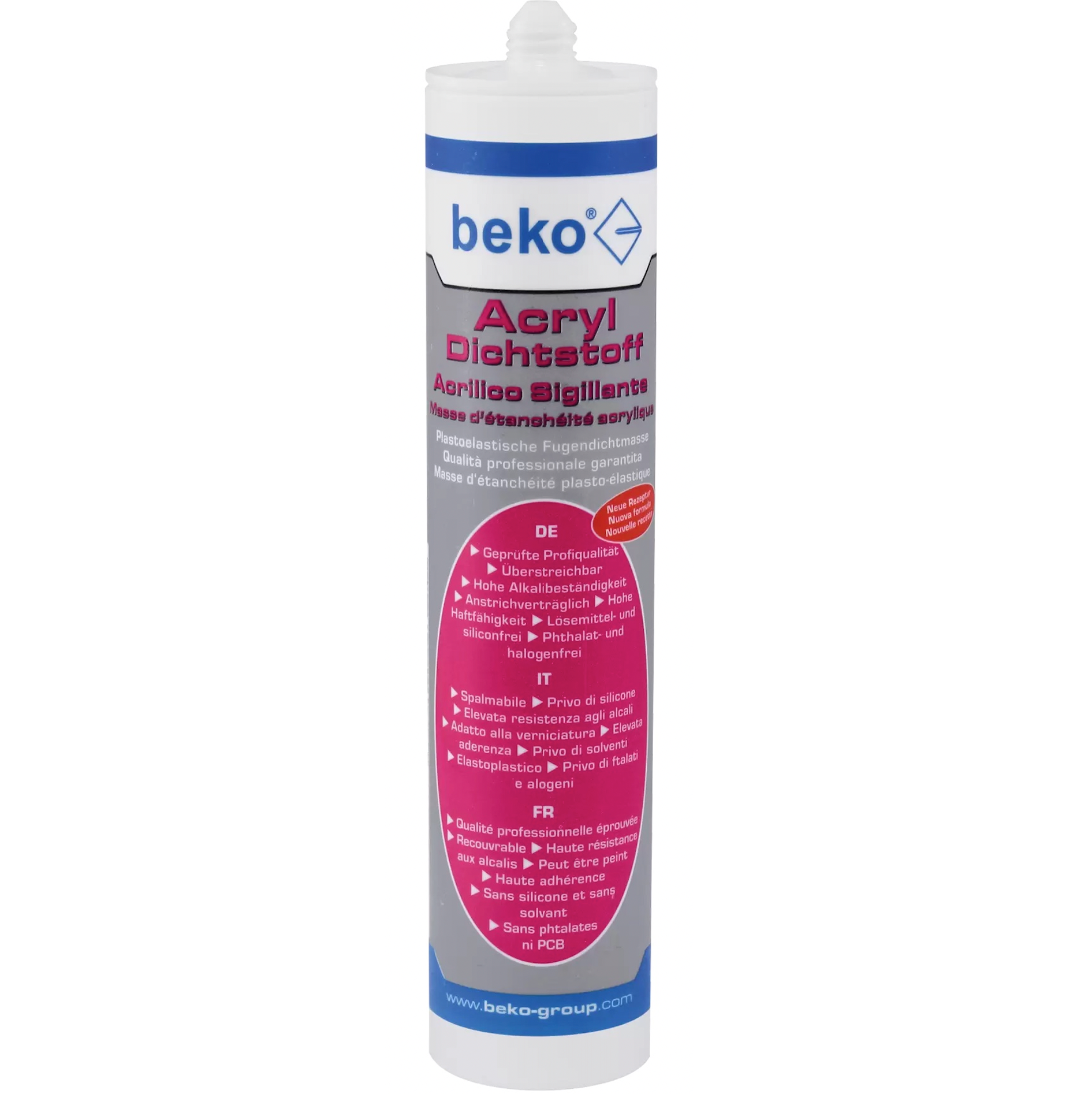 Uszczelniacz akrylowy beko®, 310 ml